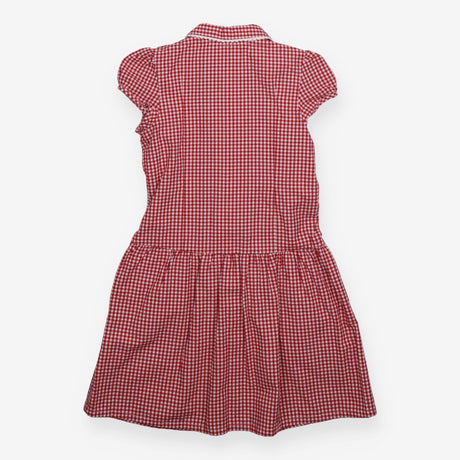 Red school summer dress