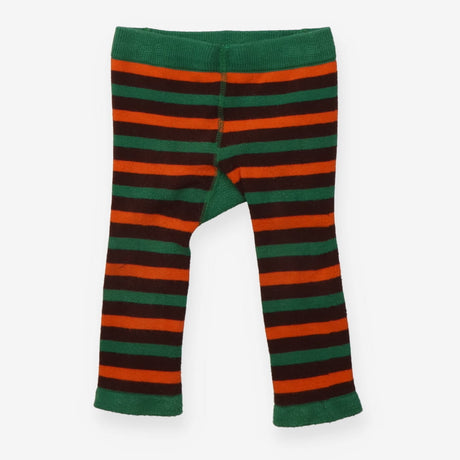 tights green stripe with hedgehog on bottom