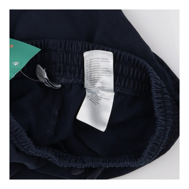 Cuffed navy pull on chinos