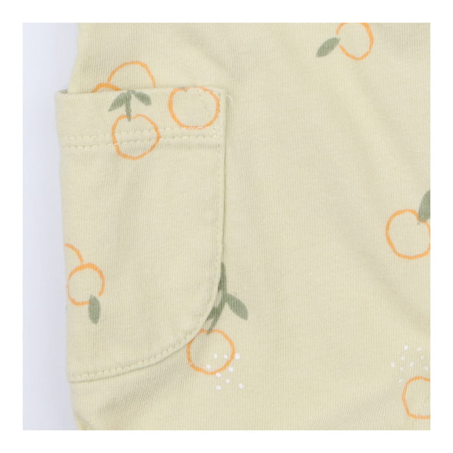 Green shortie oranges dungarees