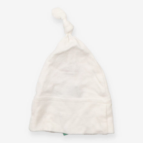 Baby hat white with colour circles