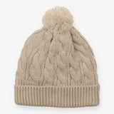 Cream Knit Bobble Hat - Pure Baby