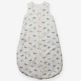 Sleeping Bag White with Blue Dinos 1.5 tog 