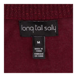 V Neck Metallic Shimmer Knit Jumper Berry Burgundy