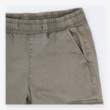 Trousers cargo pull on green