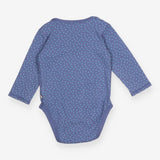 Bodysuit Long Sleeve Blue Spotted
