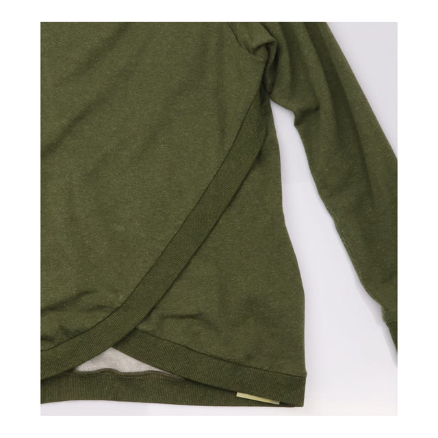 Khaki Crossover Long Sleeve Maternity and Nursing 