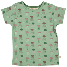 Short Sleeve T-shirt Jellyfish Green