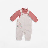 Pink Flopsy Dungarees and Bodysuit