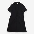 Dress black collared