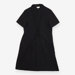 Dress black collared
