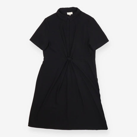 Dress black collared
