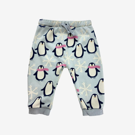 Ice Blue Penguin and Snowflake joggers