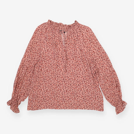 Blouse pink with floral