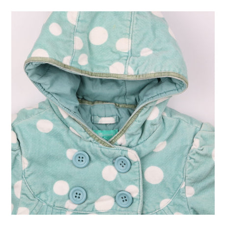 Mint Green Polkadot Peacoat