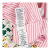 Easy dressing babygrow giraffes stripes and rainbo