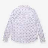 Blue Striped Cotton Classic Fit Shirt