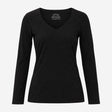 Black Tee V neck Plain