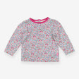 Floral Long Sleeve Pink Collar