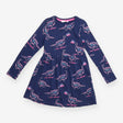 Blue Dinosaur Make Some Noise Jersey Dress