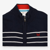 Navy Striped Cardigan