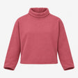 Dusky Rose Pink 100% Cotton Funnel Neck Long Sleev