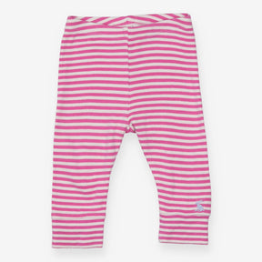 Pink Striped Leggings