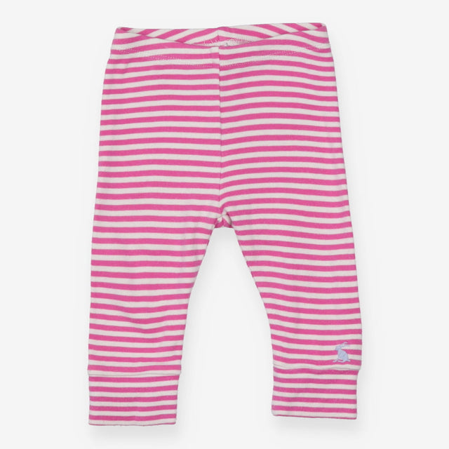 Pink Striped Leggings