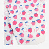 Sweatshirt white with strawberry Print 
