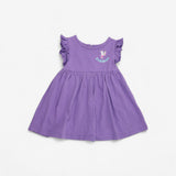 Purple bunny sunshine dress