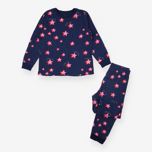 PJs Navy Pink and red superstars