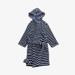 Blue and White Stripe Dressing Gown