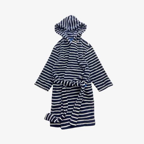 Blue and White Stripe Dressing Gown