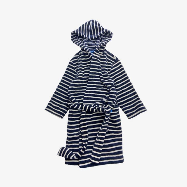 Blue and White Stripe Dressing Gown