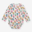 Bodysuit LS floral bees