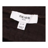 Wide-Leg Joggers in Brown Premium Interlock Jersey