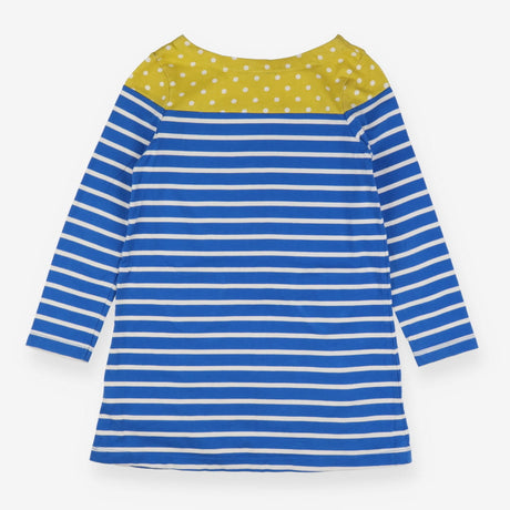 Dress Jersey Blue and Yellow Stripe 