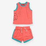 Finding Fugu Vest and Short Set Coral
