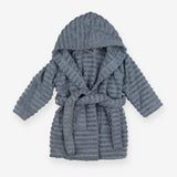 Towelling Dressing Gown Grey