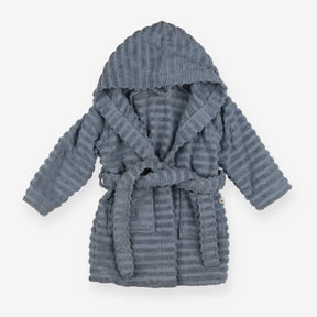 Towelling Dressing Gown Grey