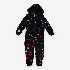 Onesie black with stars 