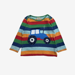 Blue Tractor Bobbie Applique