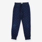 Pull on Cuffed Jean with Flowers