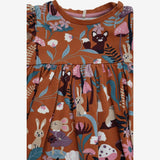 Dress Jersey Baby Tan Woodland Friends