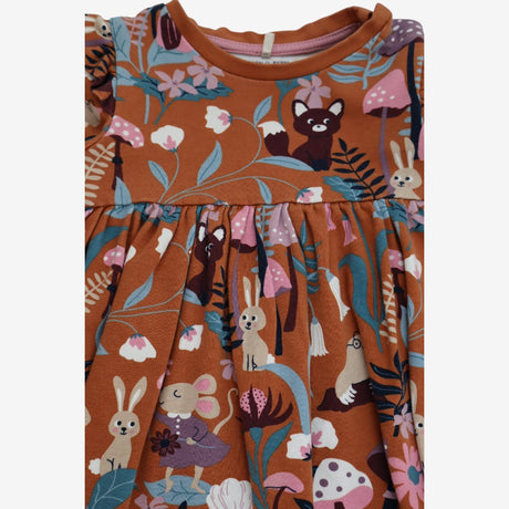 Dress Jersey Baby Tan Woodland Friends