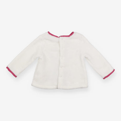 Sweater white fluffy reindeer 