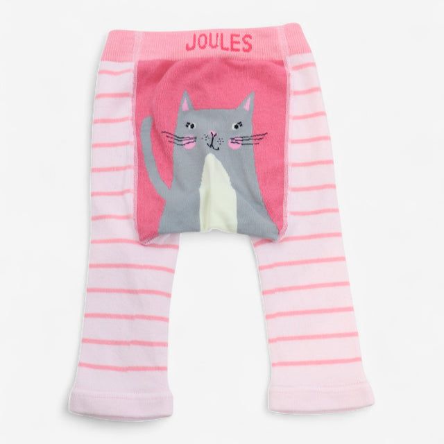 Pink Knit Cat Leggings