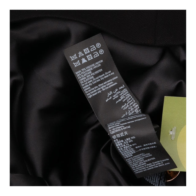 Mint Velvet Black Double Breasted Gold Button Mili