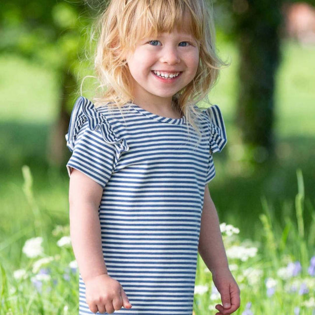 Flutterby t-shirt navy