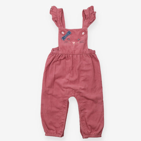 Dungaree cord pink rabbit